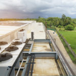 Cooling systems on top of the building – Compressor